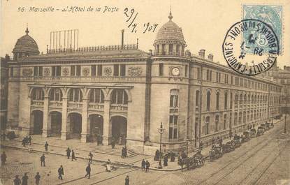 / CPA FRANCE 13 "Marseille, l'hôtel de la poste"