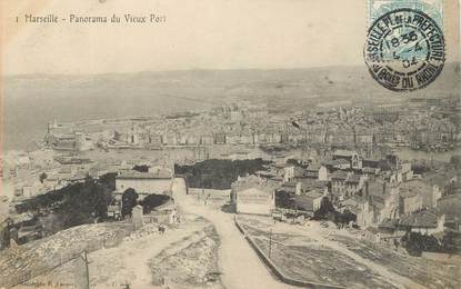 / CPA FRANCE 13 "Marseille, panorama du vieux port"