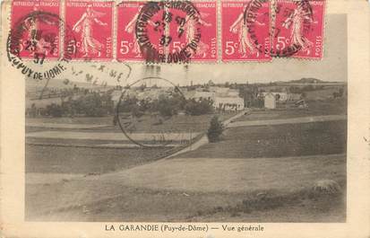 / CPA FRANCE 63 "La Garandie, vue générale"