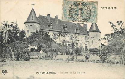 / CPA FRANCE 63 "Puy Guillaume, château de la Batisse"