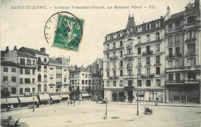 / CPA FRANCE 42 "Saint Etienne, avenue du Président Faure, le modern Hôtel"