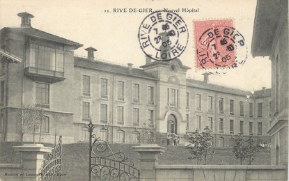 / CPA FRANCE 42 "Rive de Gier, le nouvel hôpital"
