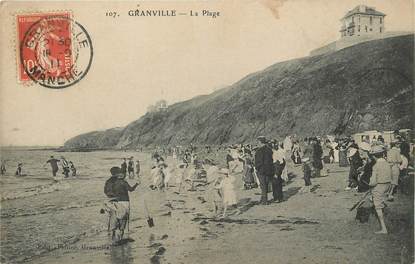 / CPA FRANCE 50 "Granville, la plage"