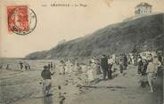 50 Manche / CPA FRANCE 50 "Granville, la plage"