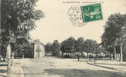 / CPA FRANCE 51 "Sainte Menehould, rond point de la gare"