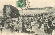 64 PyrÉnÉe Atlantique / CPA FRANCE 64 "Biarritz, la plage"