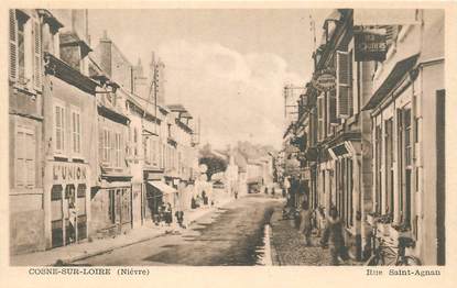 CPA FRANCE 58 "Cosne, rue Saint Agnan "