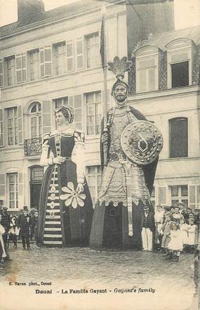 CPA FRANCE 59 "Douai, Carnaval  famille  Gayant"