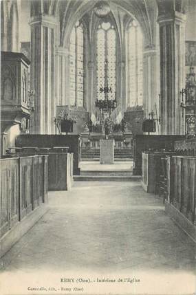 CPA FRANCE 60 "Remy, interieur de l'Eglise"