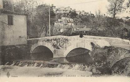 / CPA FRANCE 06 "Cagnes, pont sur la Cagnes"