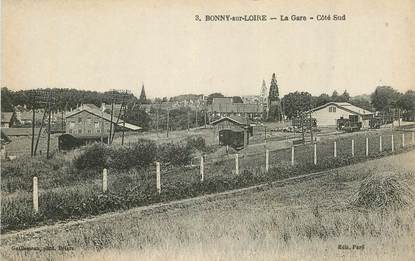 CPA FRANCE 45 "Bonny sur Loire, la Gare"