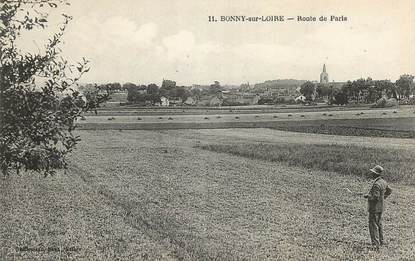 CPA FRANCE 45 "Bonny sur Loire, Route de Paris"