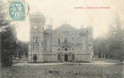 / CPA FRANCE 77 "Saints, château des coteaux"