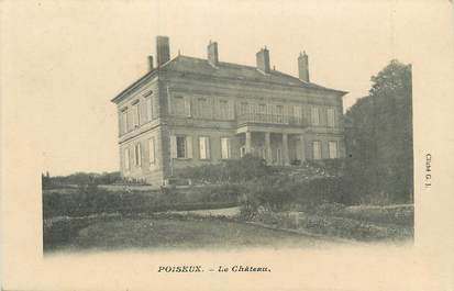 / CPA FRANCE 58 "Poiseux, le château"