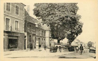 / CPSM FRANCE 58 "Luzy, mairie et avenue de la gare"