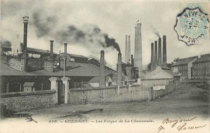 / CPA FRANCE 58 "Guérigny, les forges de la Chaussade"