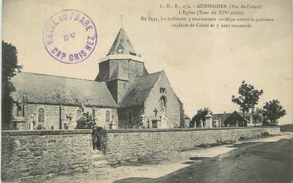 / CPA FRANCE 62 "Audighen, l'église"