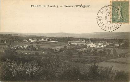 CPA FRANCE 71 "Perreuil, Hameau d'Etevoux"