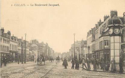 / CPA FRANCE 62 "Calais, le boulevard Jacquart"