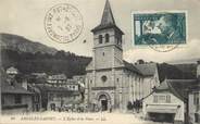 65 Haute PyrÉnÉe / CPA FRANCE 65 "Argelès Gazost, l'église et la place"