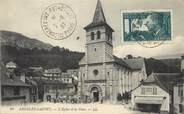 65 Haute PyrÉnÉe / CPA FRANCE 65 "Argelès Gazost, l'église et la place"