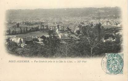 / CPA FRANCE 27 "Pont Audemer, vue générale"