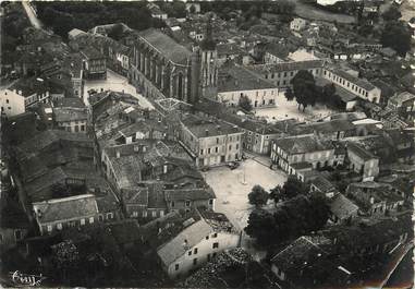 / CPSM FRANCE 32 "Eauze, vue générale aérienne"