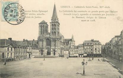 / CPA FRANCE 14 "Lisieux, cathédrale Saint Pierre"