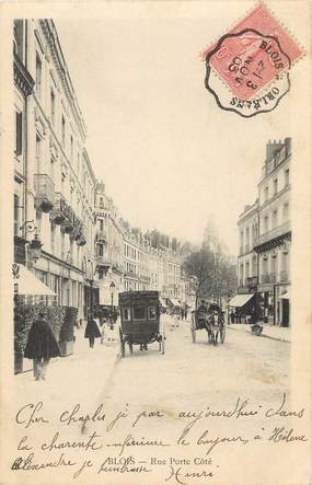 / CPA FRANCE 41 "Blois, rue Porte Côté"