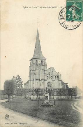 CPA FRANCE 27 "Eglise de Saint Aubin d'Ecrosville"