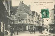 18 Cher / CPA FRANCE 18 "Bourges, vieilles maisons, Place Gordaine"