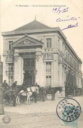 / CPA FRANCE 18 "Bourges, école Nationale des beaux arts"