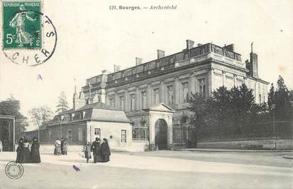 / CPA FRANCE 18 "Bourges, archevêché"