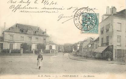 / CPA FRANCE 78 "Port Marly, la mairie"