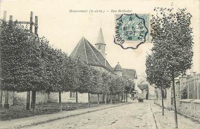 / CPA FRANCE 78 "Maurecourt, rue Betbeder" / CACHET AMBULANT