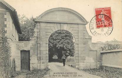 / CPA FRANCE 78 "Maisons Laffitte, la porte des Pétrons"