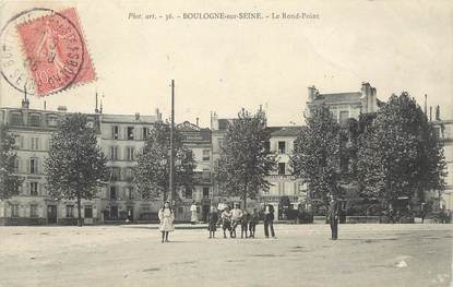 / CPA FRANCE 92 "Boulogne sur Seine, le rond point"