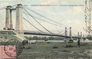 45 Loiret / CPA FRANCE 45 "Bonny Beaulieu, le pont suspendu"