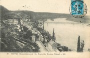 76 Seine Maritime / CPA FRANCE 76 "Orival, le pont et les rochers d'Oissel"