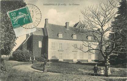 / CPA FRANCE 78 "Bazainville, le château"