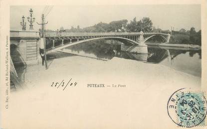 / CPA FRANCE 92 "Puteaux, le pont"