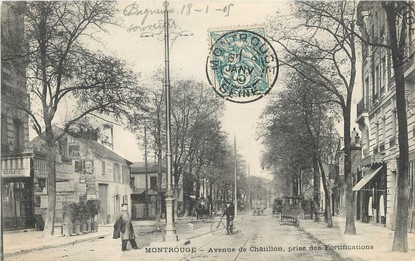 / CPA FRANCE 92 "Montrouge, avenue de Châtillon"