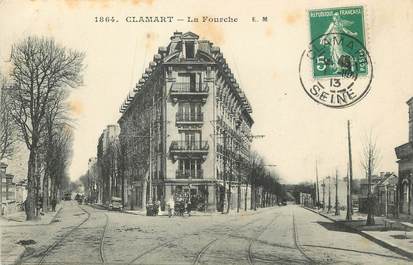 / CPA FRANCE 92 "Clamart, la fourche"