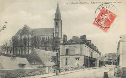 / CPA FRANCE 53 "Craon, l'église Saint Nicolas"