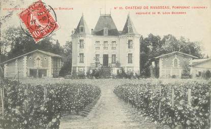 / CPA FRANCE 33 "Château de Rivasseau, Pompignac"