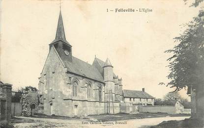 CPA FRANCE 27 "Folleville, l'Eglise"