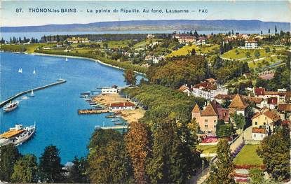 CPA FRANCE 74 "Thonon les Bains"