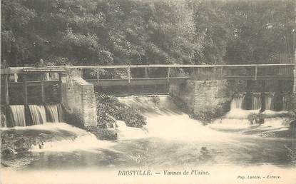 CPA FRANCE 27 "Brosville, Vannes de l'Usine"