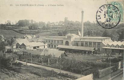 / CPA FRANCE 61 "La Ferté Macé, l'usine Salles"