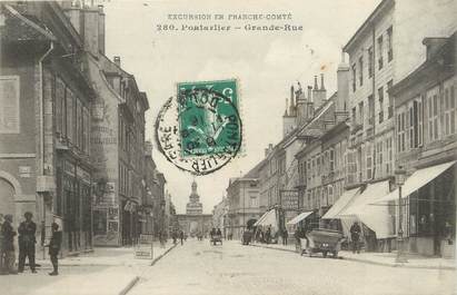 / CPA FRANCE 25 "Pontarlier, grande rue"